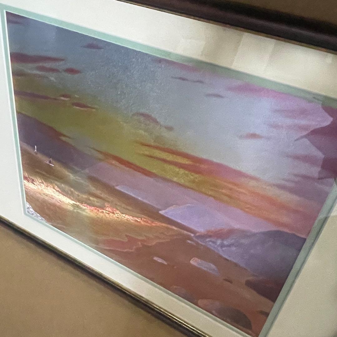 新品・未使用】DUFEX 英国製 エッチングアート 夕映