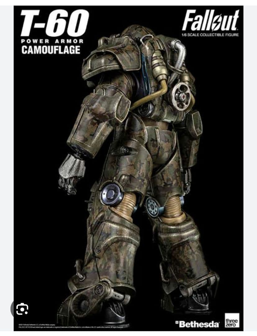 threezero fallout T-60 1/6 迷彩パワーアーマー