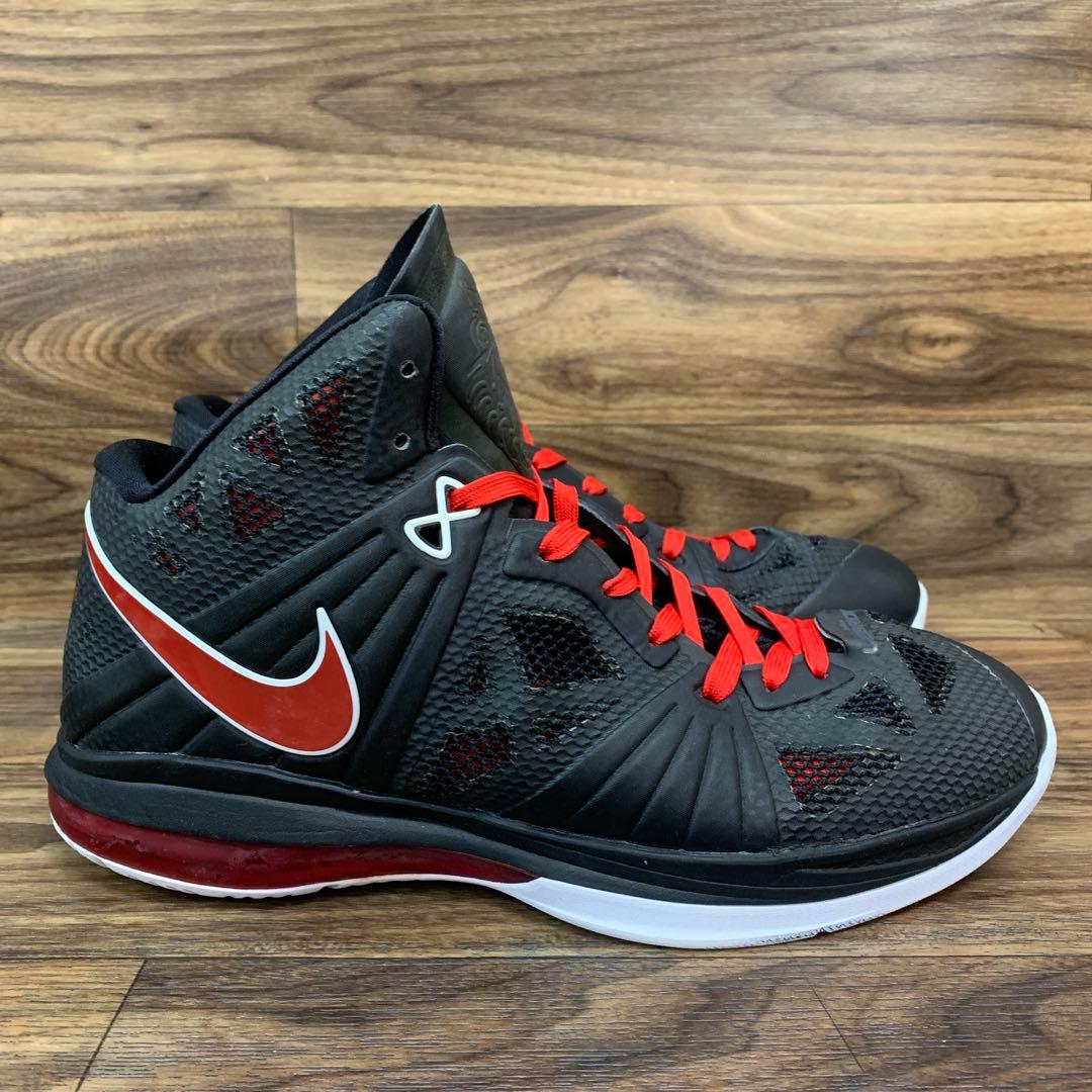 中古 Nike LeBron 8 \"White/Black/Red\"