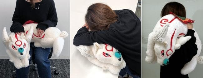まるまるアマテラスのぬいぐるみ　イーカプコン限定　『大神』オリジナルグッズ
