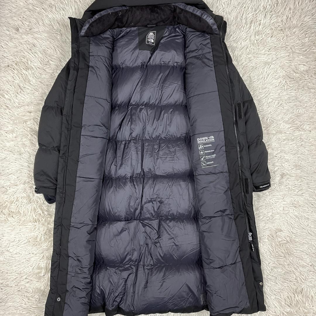 【THE NORTH FACE】ロングダウンコート ブラック メンズ95(M)