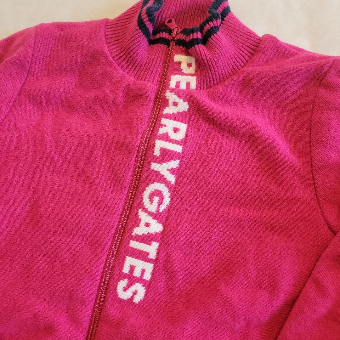 可愛く春ゴルフ❤PEARLY GATES 裏地付きニット ジャケット☆