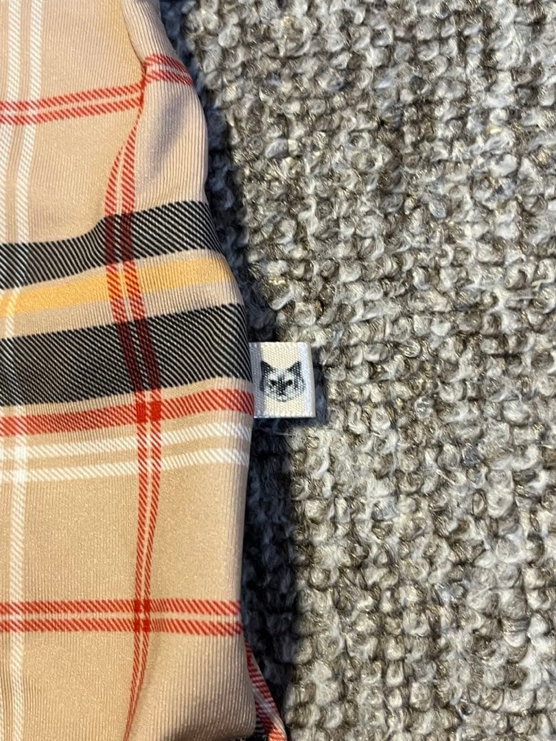 unoa ウノア レオタード British check Ivory Mサイズ