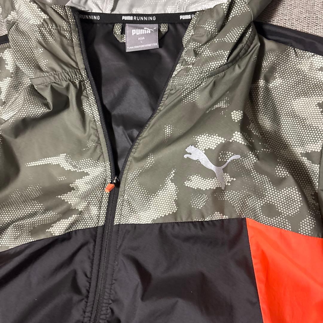 PUMA カモフラージュウィンドブレーカー上下セット