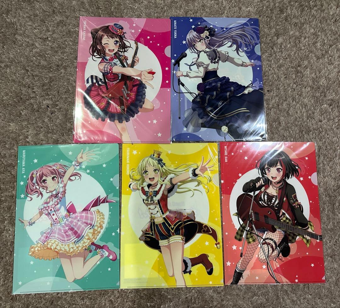 BanG Dream! バンドリ クリアファイル まとめ売り LAWSON限定