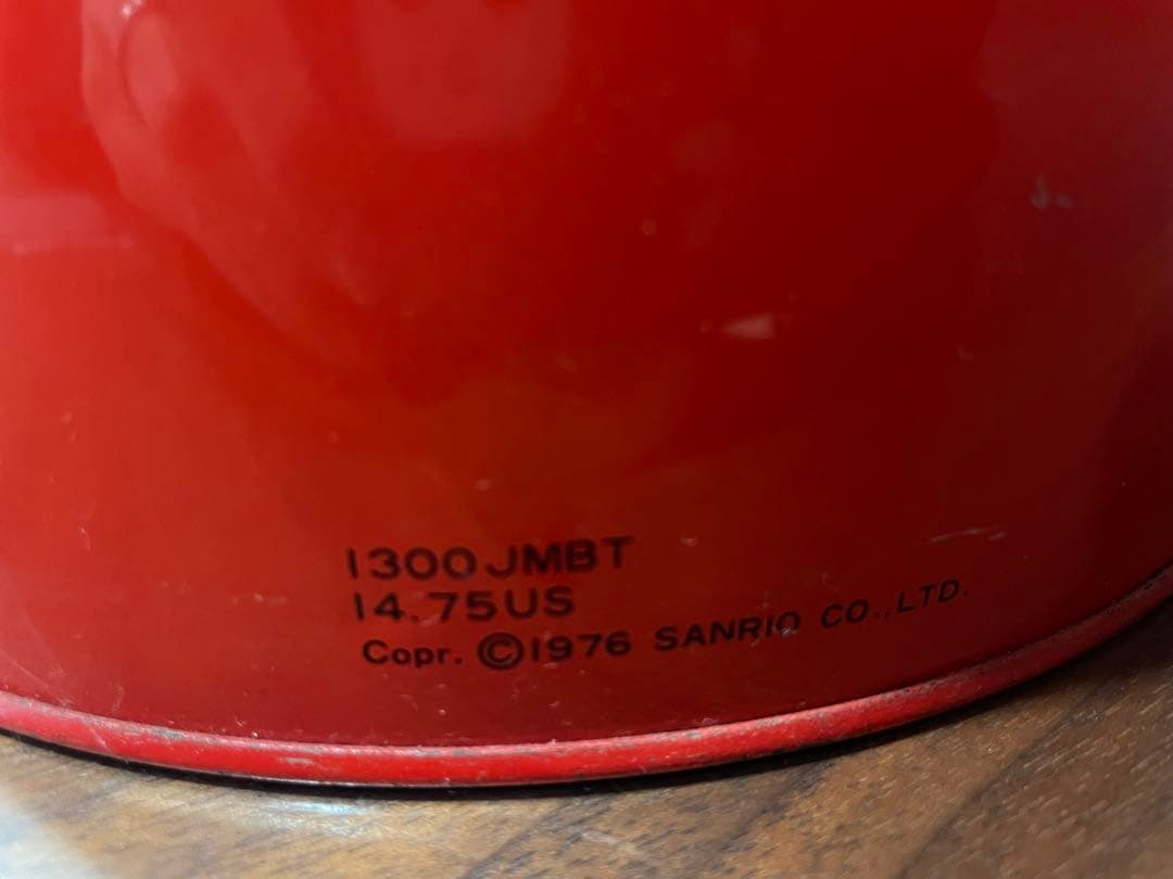 1976 昭和レトロ ハローキティ サンリオ ペール缶 ドラム缶 椅子 収納