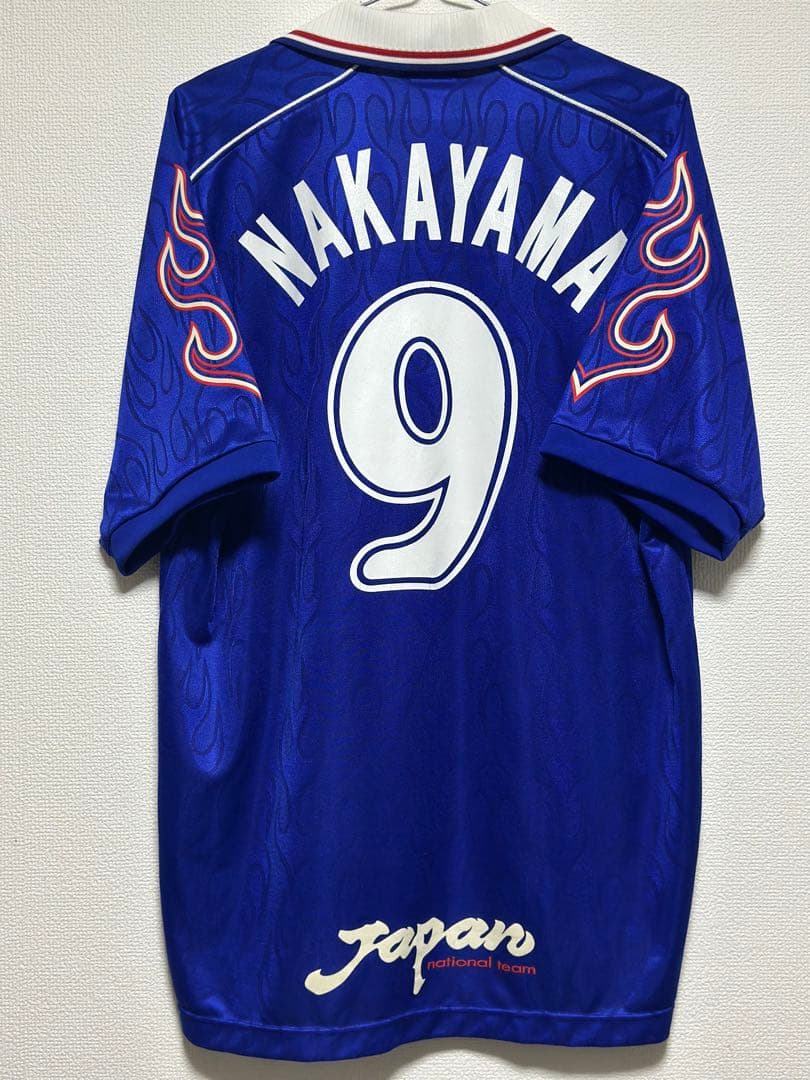日本代表　1998 炎　ユニフォーム　中山雅史
