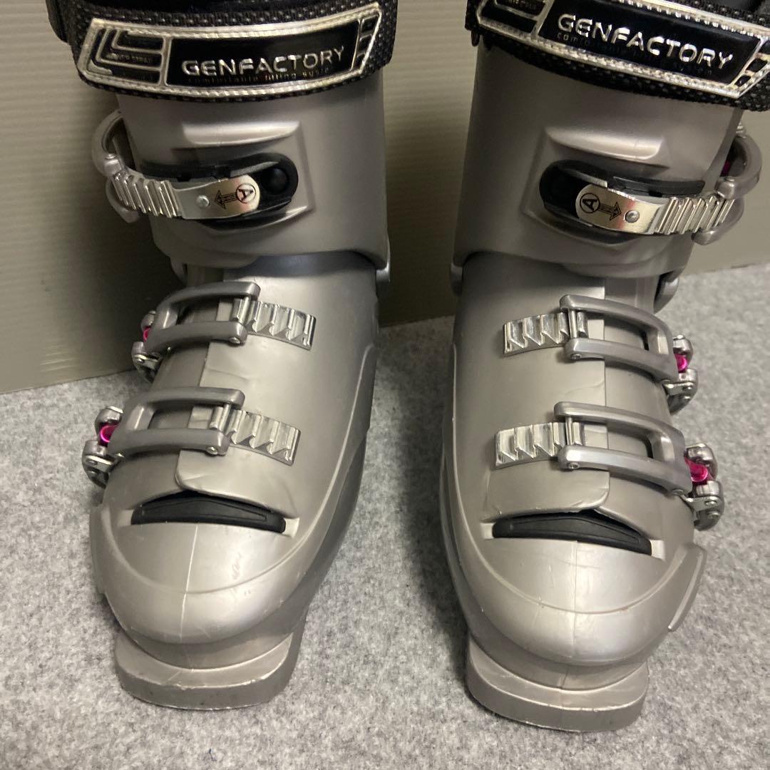 ★訳あり★メンテ済　大人スキーセット　板154cmブーツ 25~25.5cm