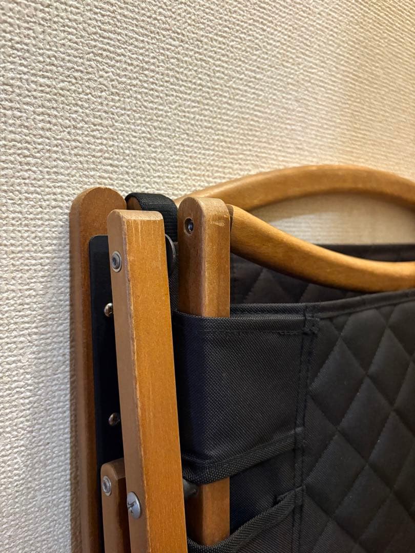 クイックキャンプ　一人掛け ウッドローチェア