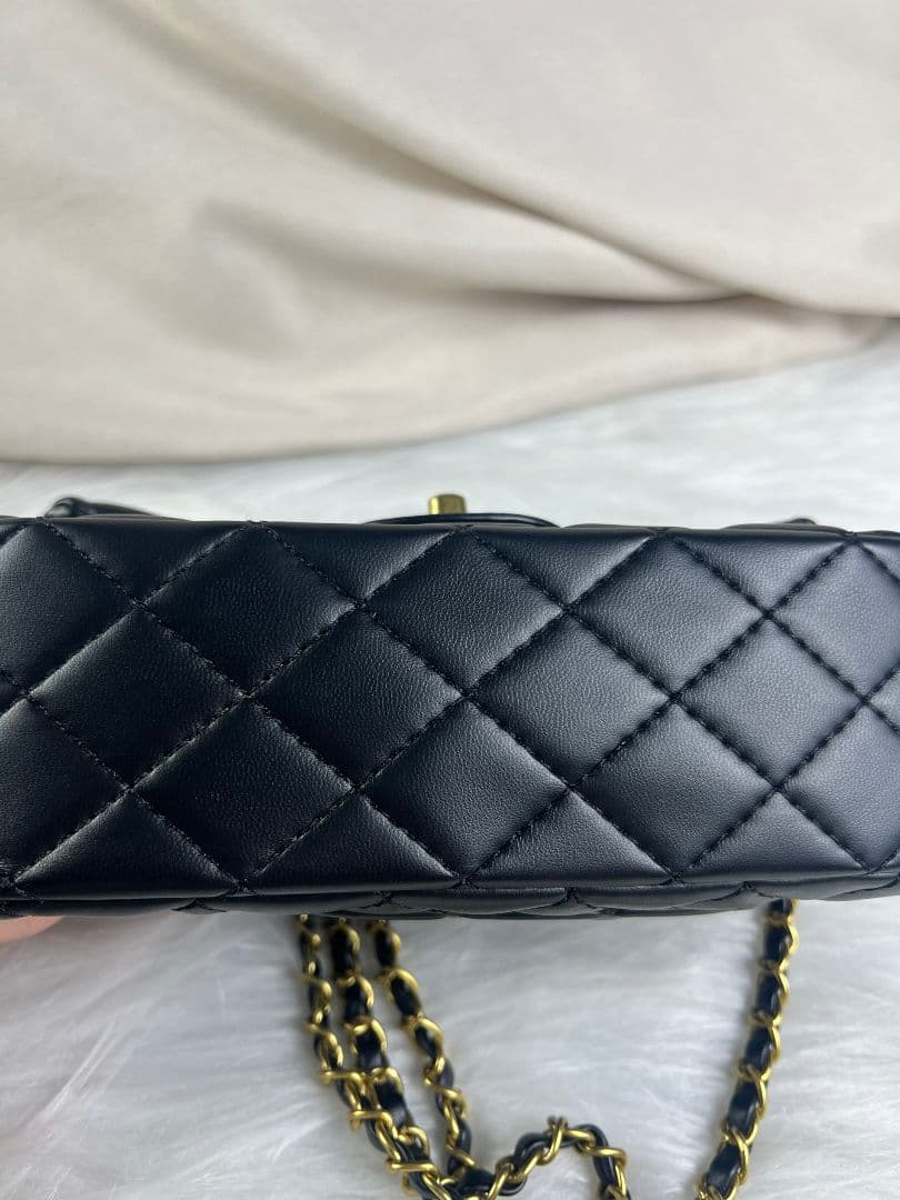 CHANEL ノベルティ ブラック チェーンショルダーバッグ