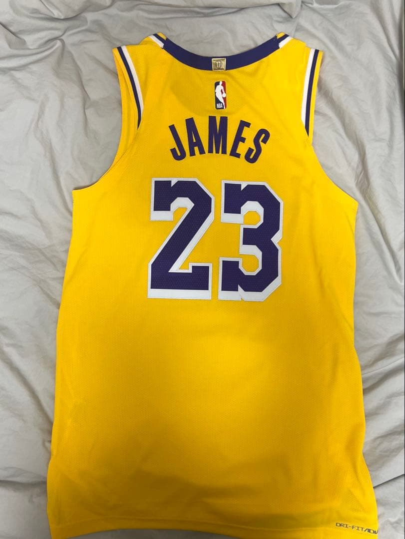 Nike Los Angeles Lakers ユニフォーム　ジェームズレブロン