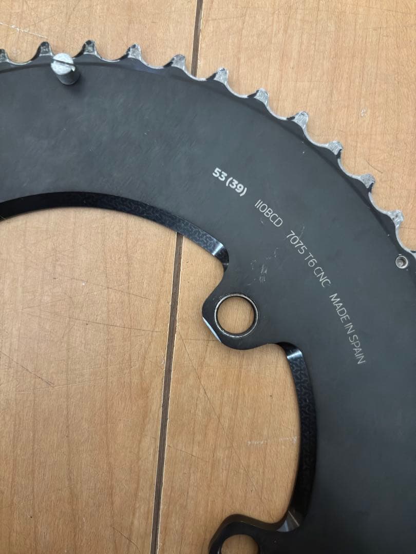 ROTOR エアロチェーンリング 53T/39T 110mm BCD