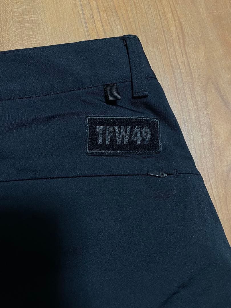 TFW49 アンクルスリムパンツ　ブラック　XL ゴルフ