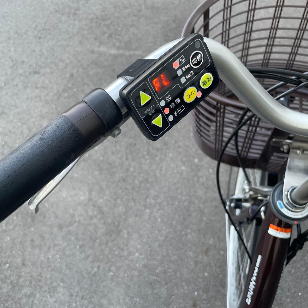 ヤマハ電動アシスト自転車26インチブラウン
