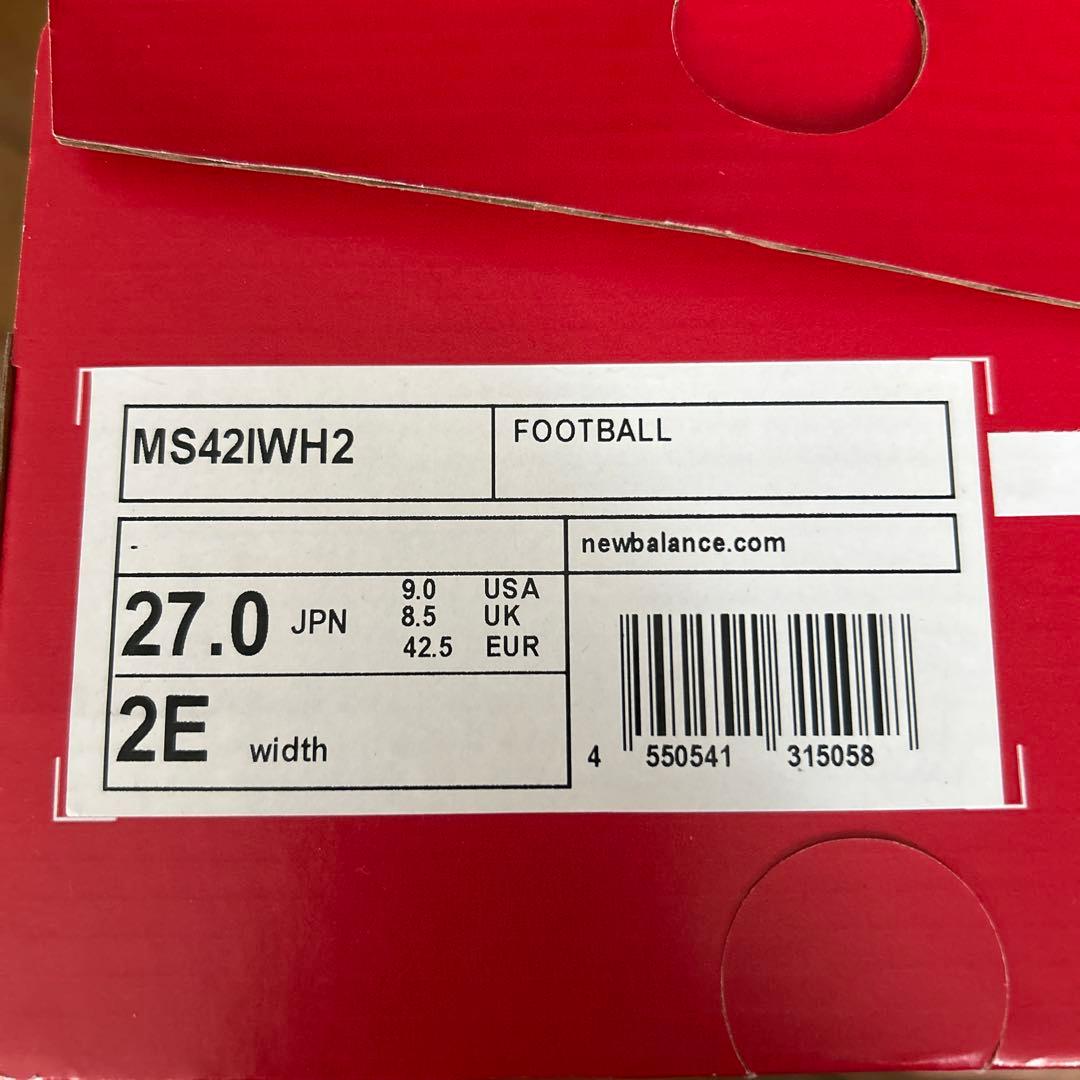 New Balance 442 フットサルシューズ ホワイト/ピンク