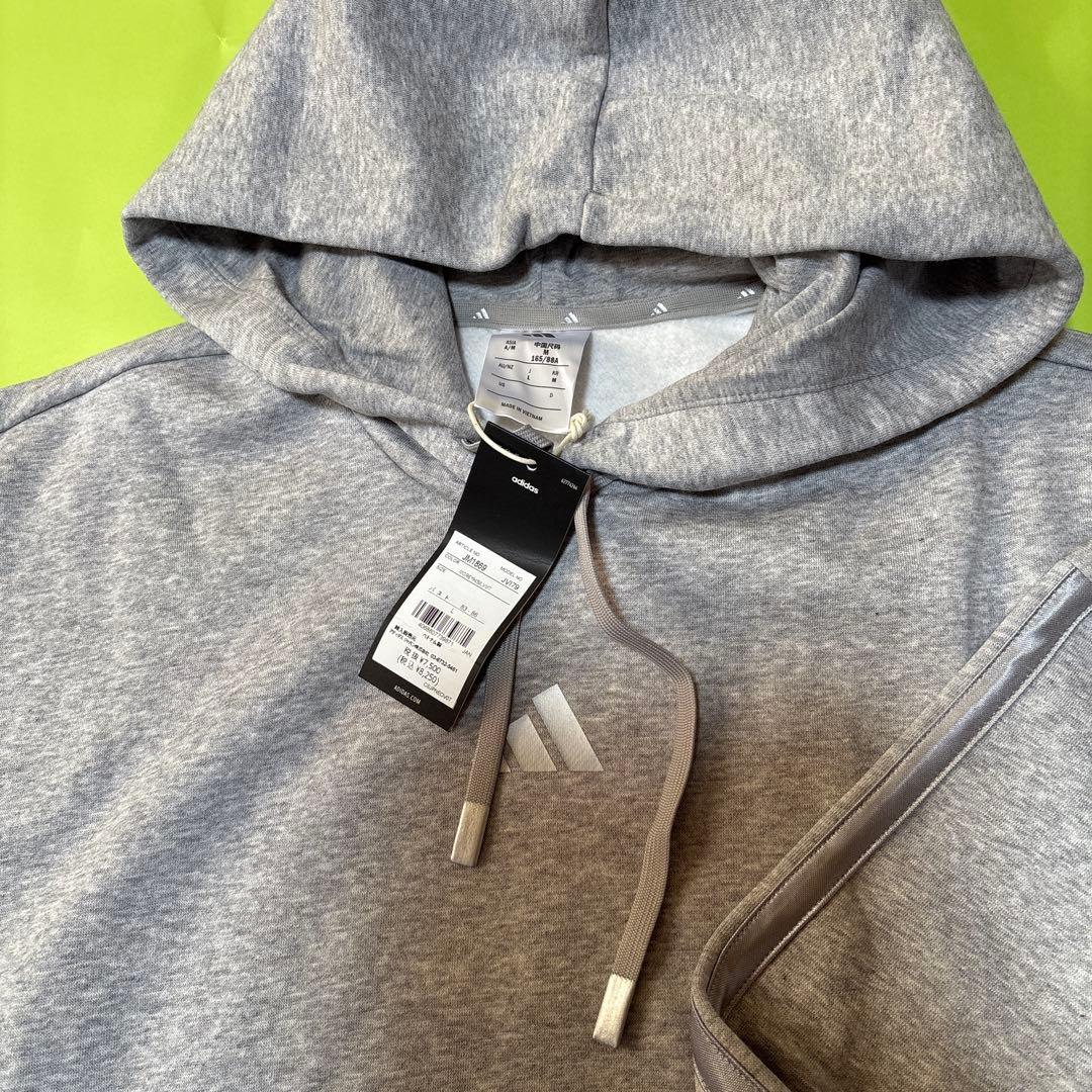 adidas 裏起毛 スエット グレー シルバー上下 L 15,950円の品