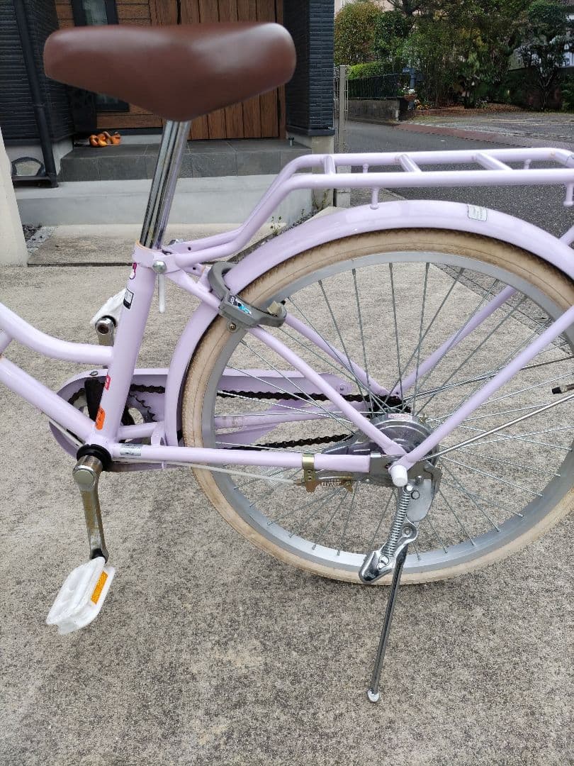 子供用自転車 ラベンダー色　22インチ
