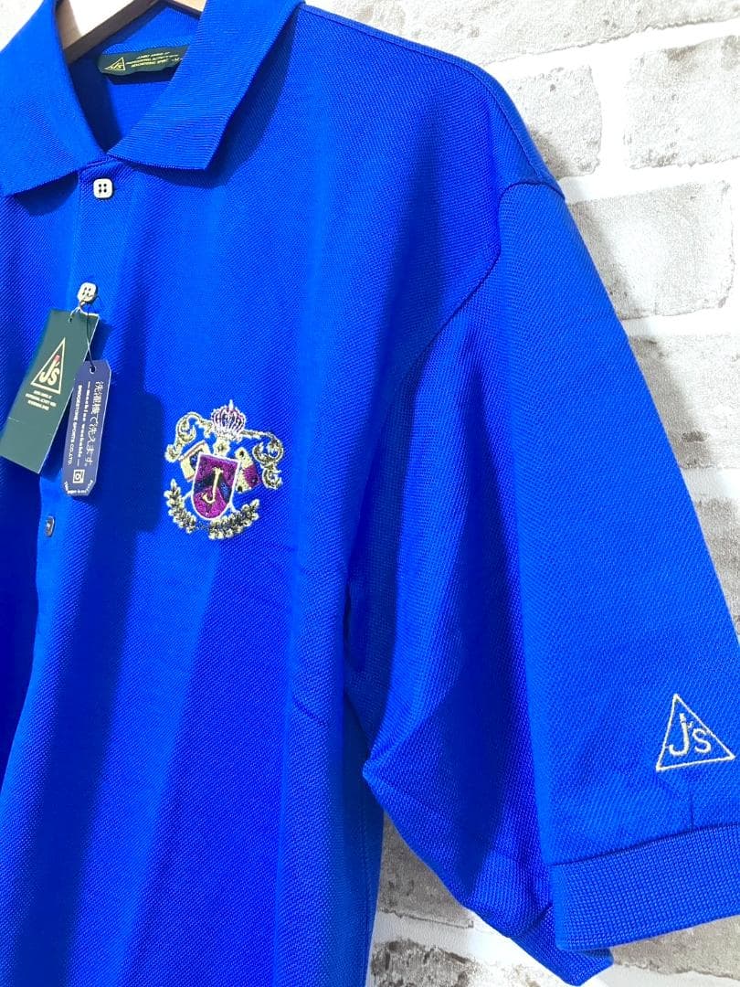 【早い者勝ち‼️】新品 ジャンボ尾崎 メンズ ポロシャツ Mサイズ ブルー系 青