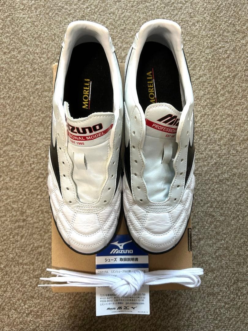 【超美品】ミズノMorelia モレリア TFフットサルシューズ 25.5cm