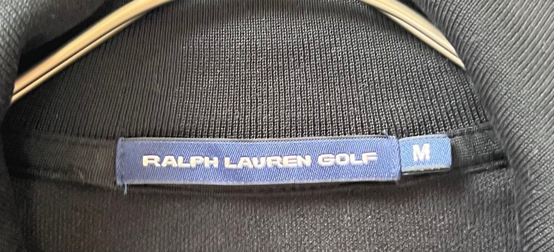 RALPH LAUREN GOLF ハーフジップ長袖トップス ブラック M