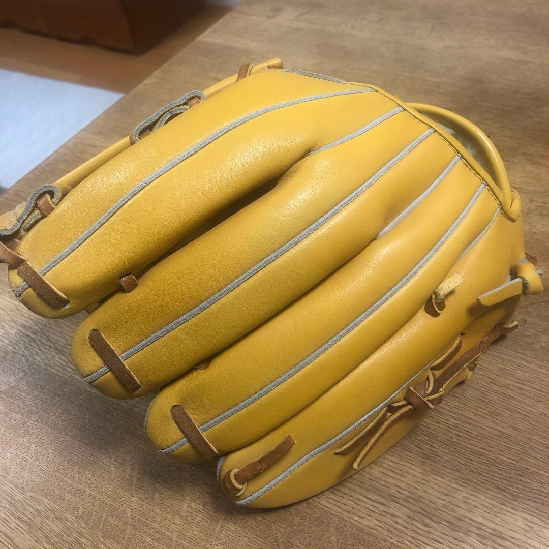 HATAKEYAMA イエロー 硬式グローブ