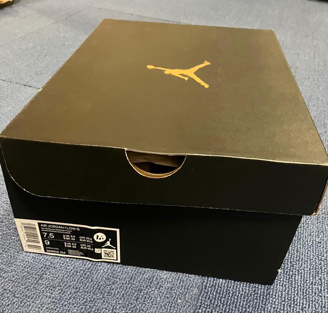 土曜値下げ　Jordan Golf ミッドナイトネイビー　25.5