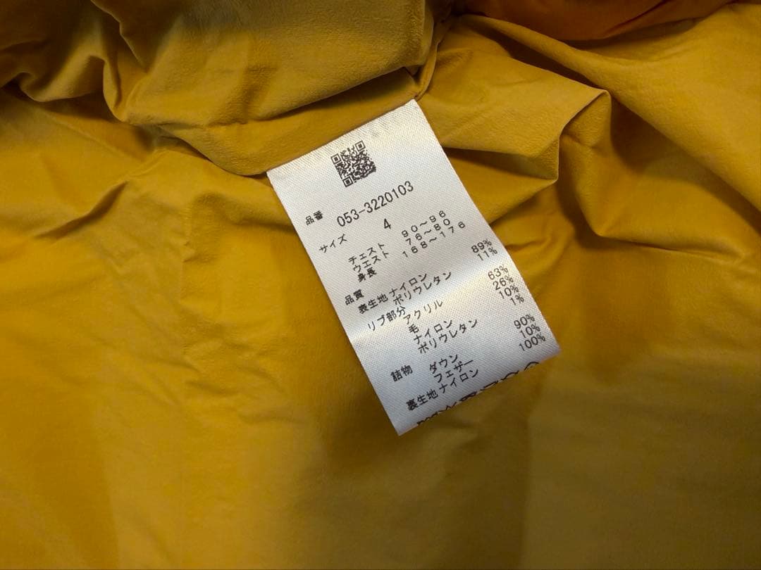 新品　PEARLY GATES パーリーゲイツ　ダウン　サイズ4（Mサイズ）