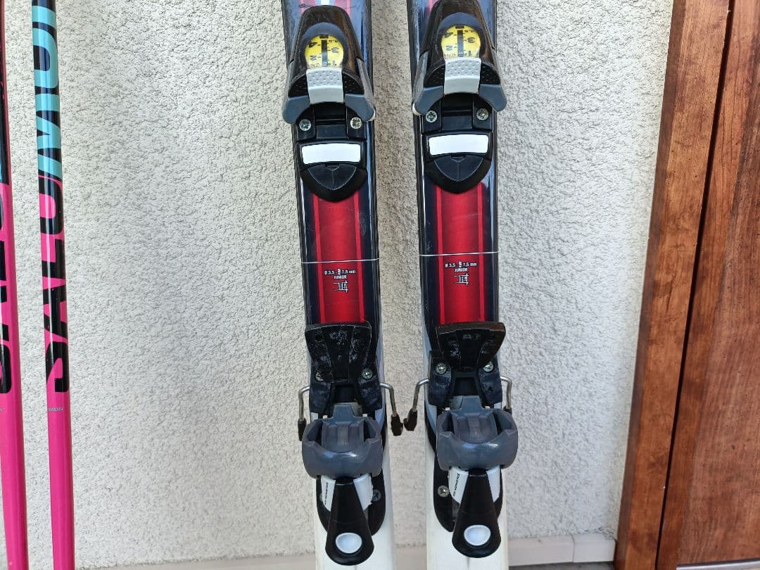 ロシニョール 110cm＋サロモン ストック 95cm＋トライスキー　セット
