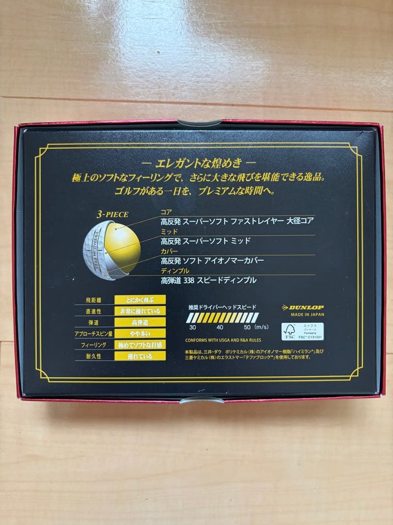 XXIO PREMIUMゴルフボール1ダース