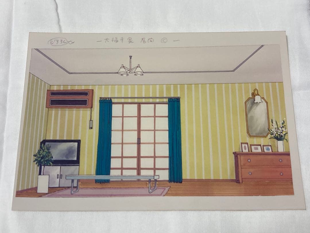 当時物 どろろんぱっ 設定資料 写真 背景ボード セット売り 1990年代アニメ