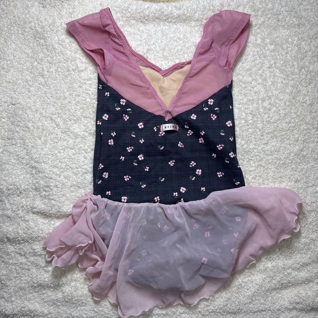 stina 花柄レオタード Kids S 1回のみ着用