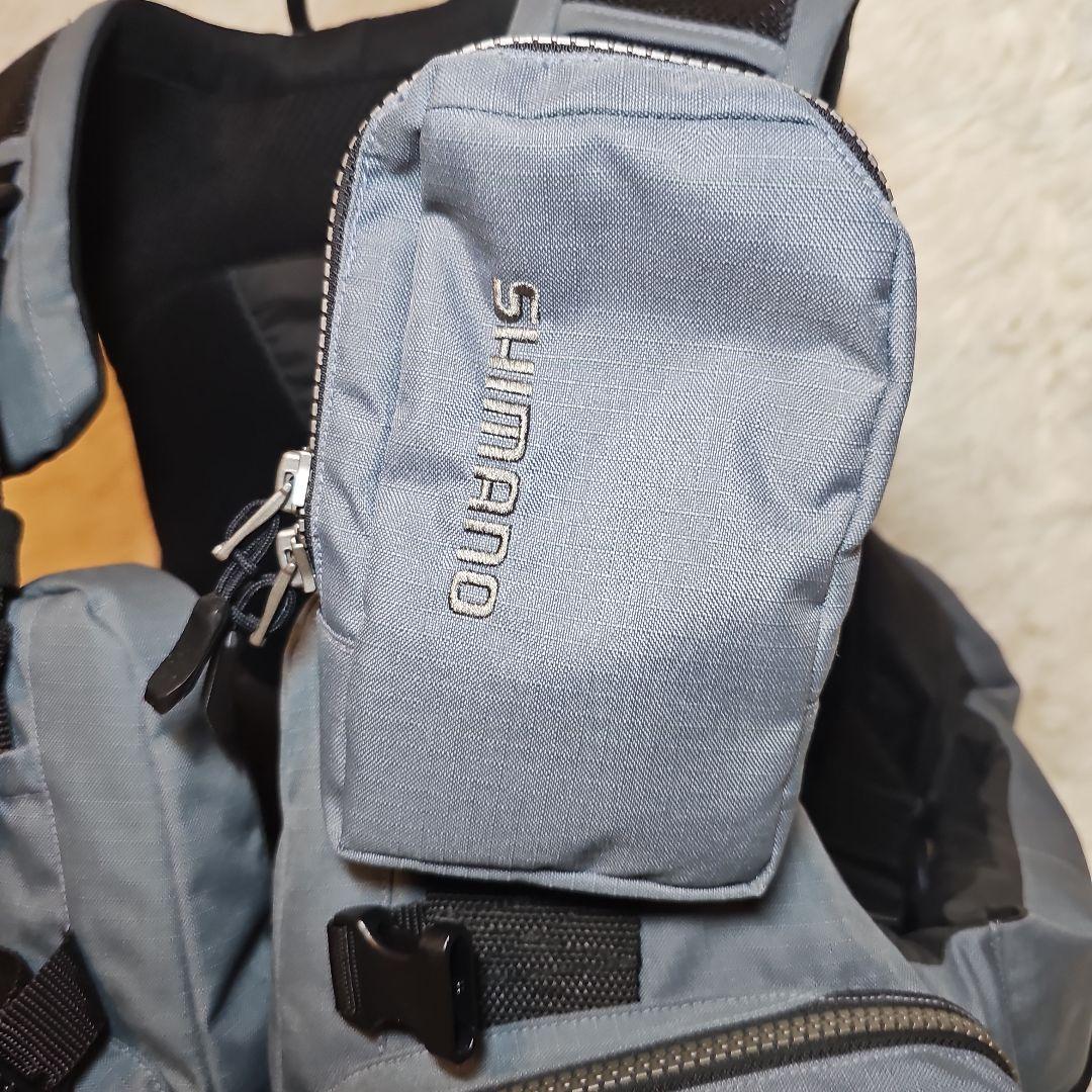 (SHIMANO) アクトゲームベスト VF-274W ストームグレー Mサイズ