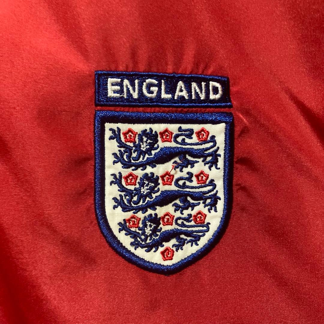 希少UMBRO x England プルオーバー ナイロンジャケット Vネック