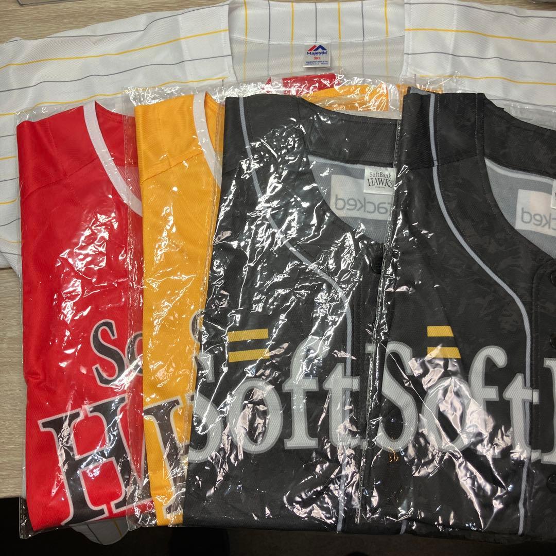 ソフトバンクホークス　ユニホーム　3XL