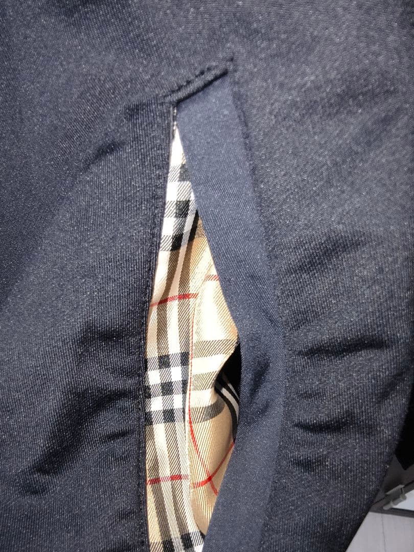 金*米様 BURBERRY GOLF ブラックナイロンジャケット LLサイズ