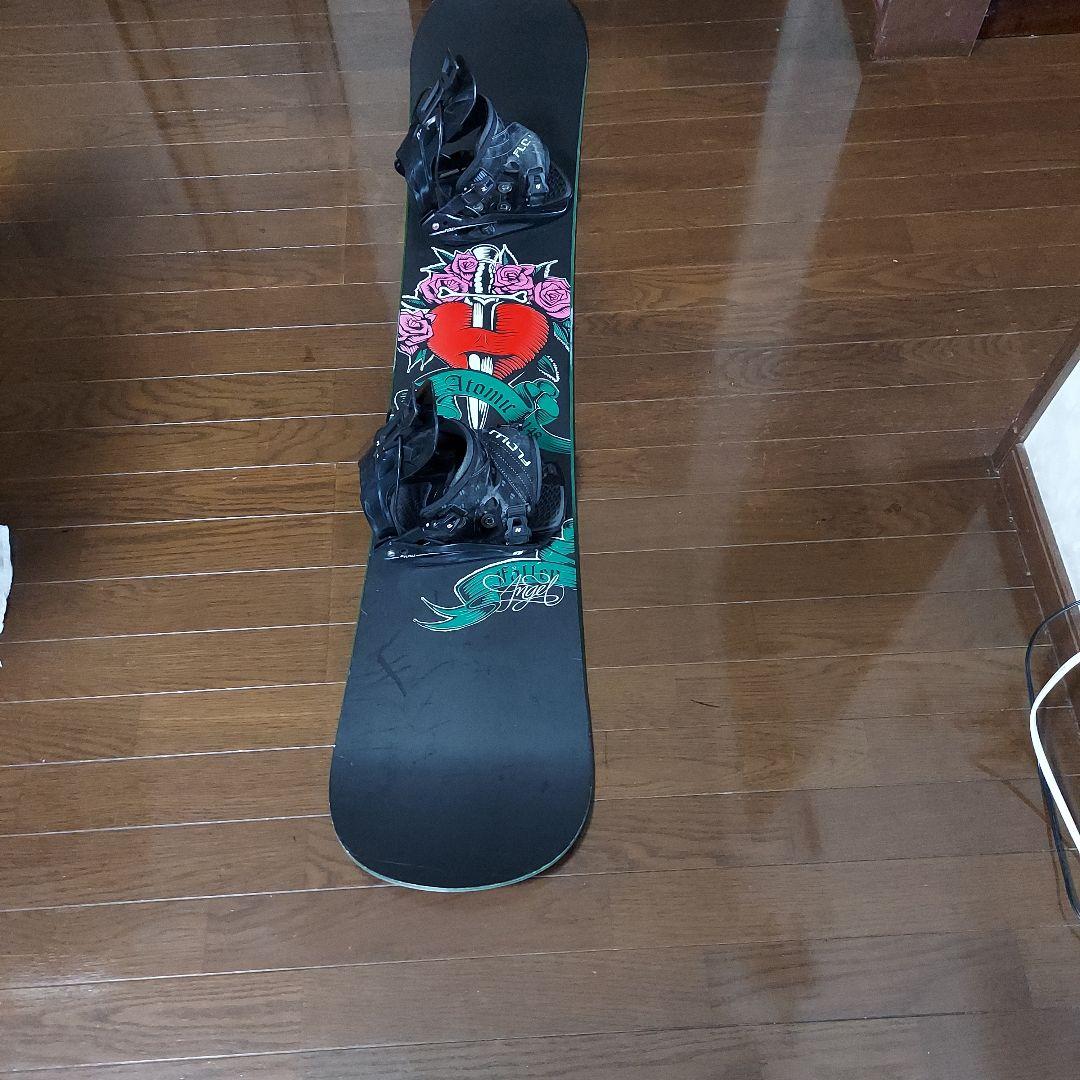 ATOMICスノーボード148cm FLOWバインディングセット
