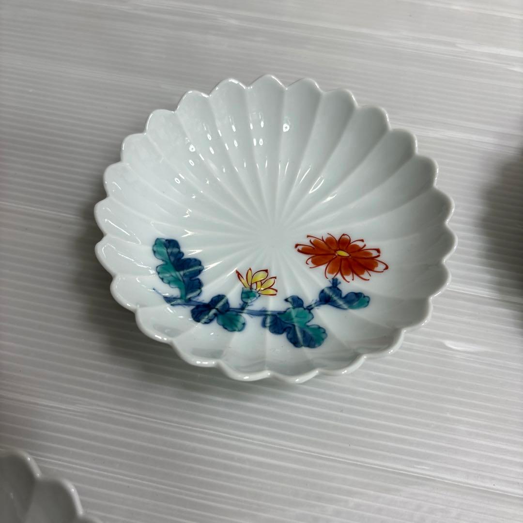 有田焼　萬右エ門作　　5皿セット　小皿