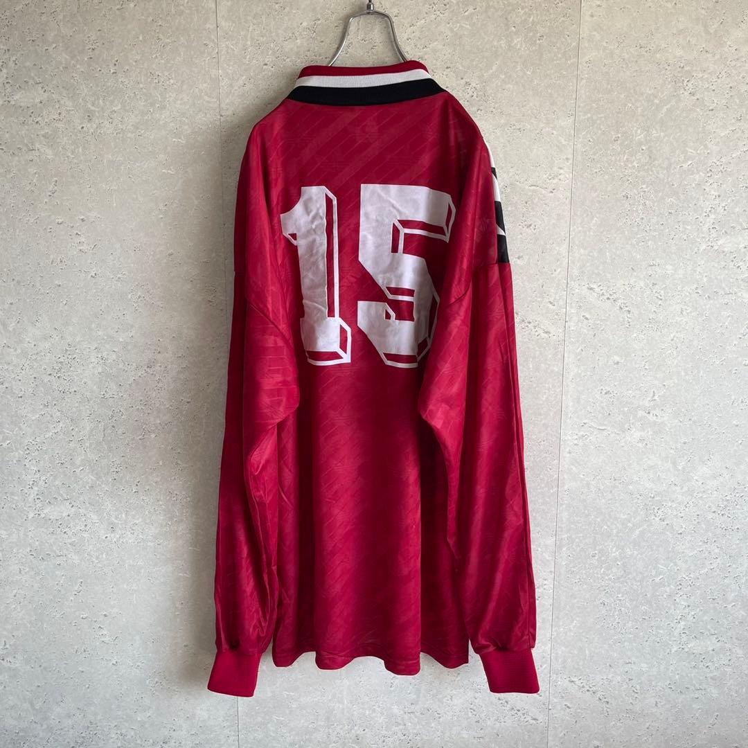 90s adidas サッカー ジョージア代表 長袖 ユニフォームサッカーシャツ
