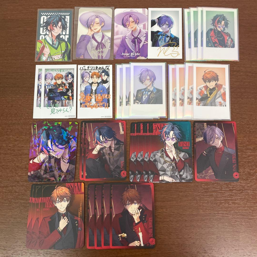 ❶にじさんじ チェキ風カード 特典カード ステッカー 紙類 まとめ売り