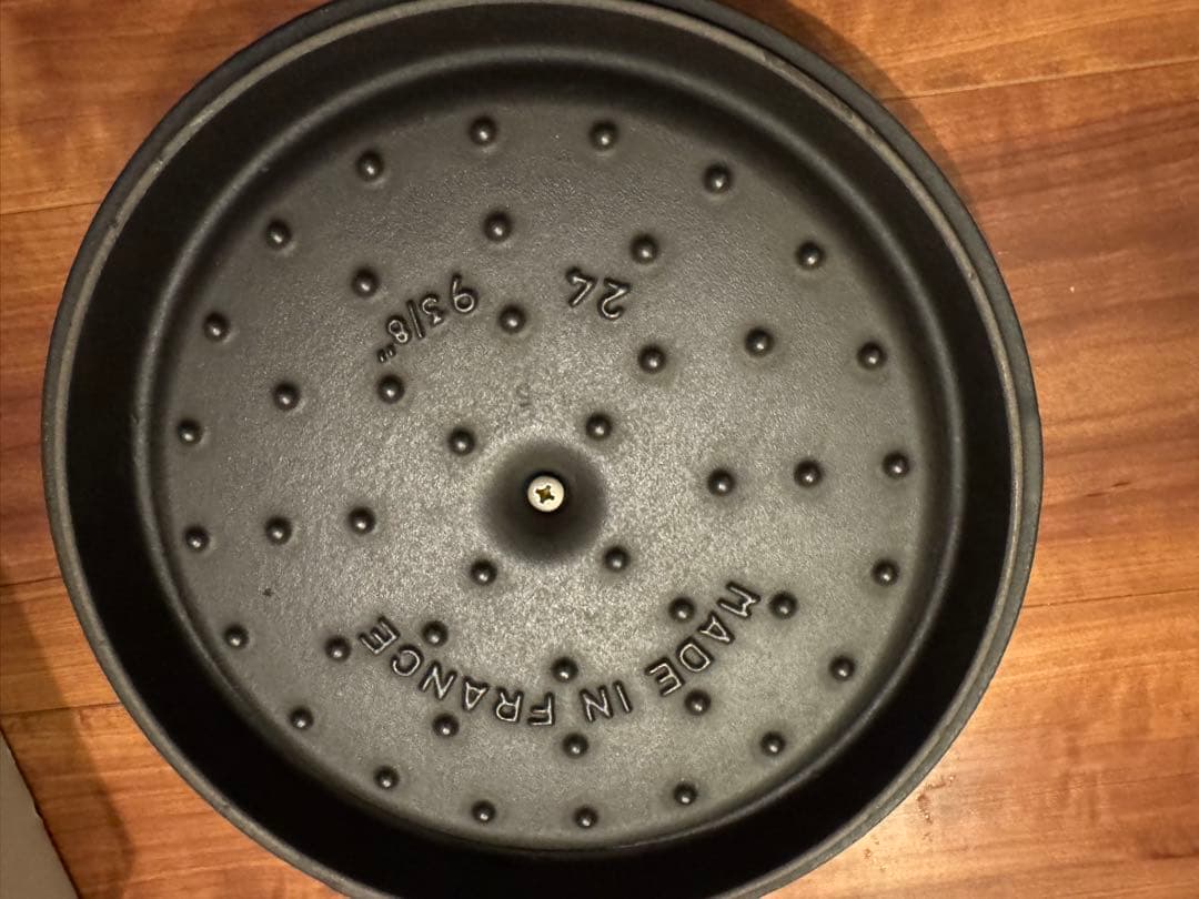 STAUB ピコココット ラウンド 24cm 黒 ダッチオーブン