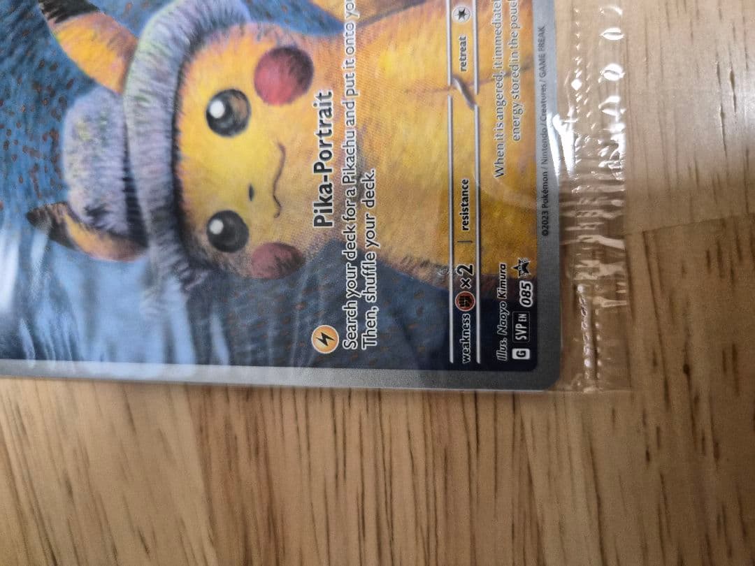 Pikachu with Grey Felt Hat ポケモンカード