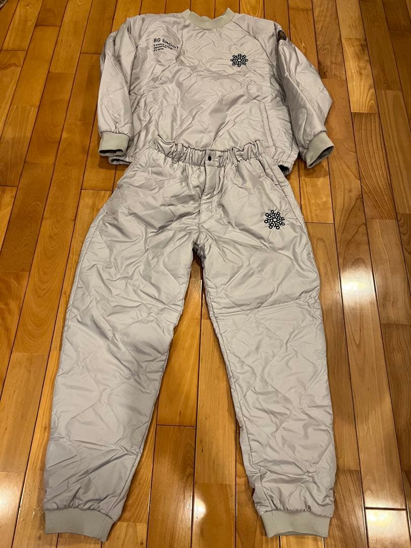 メンズウェア 8G SHOOT QUILTING PULLOVER JACKET&PANTS