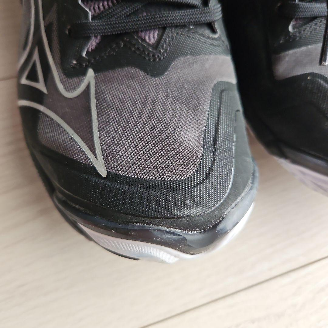 Mizuno バレーボールシューズ ブラック/グレー/ターコイズ　25センチ