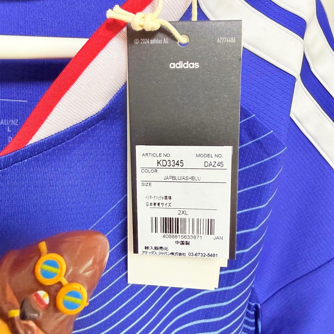 adidas 日本代表 サッカー ユニフォーム みずほ銀行　アディダス　2XL