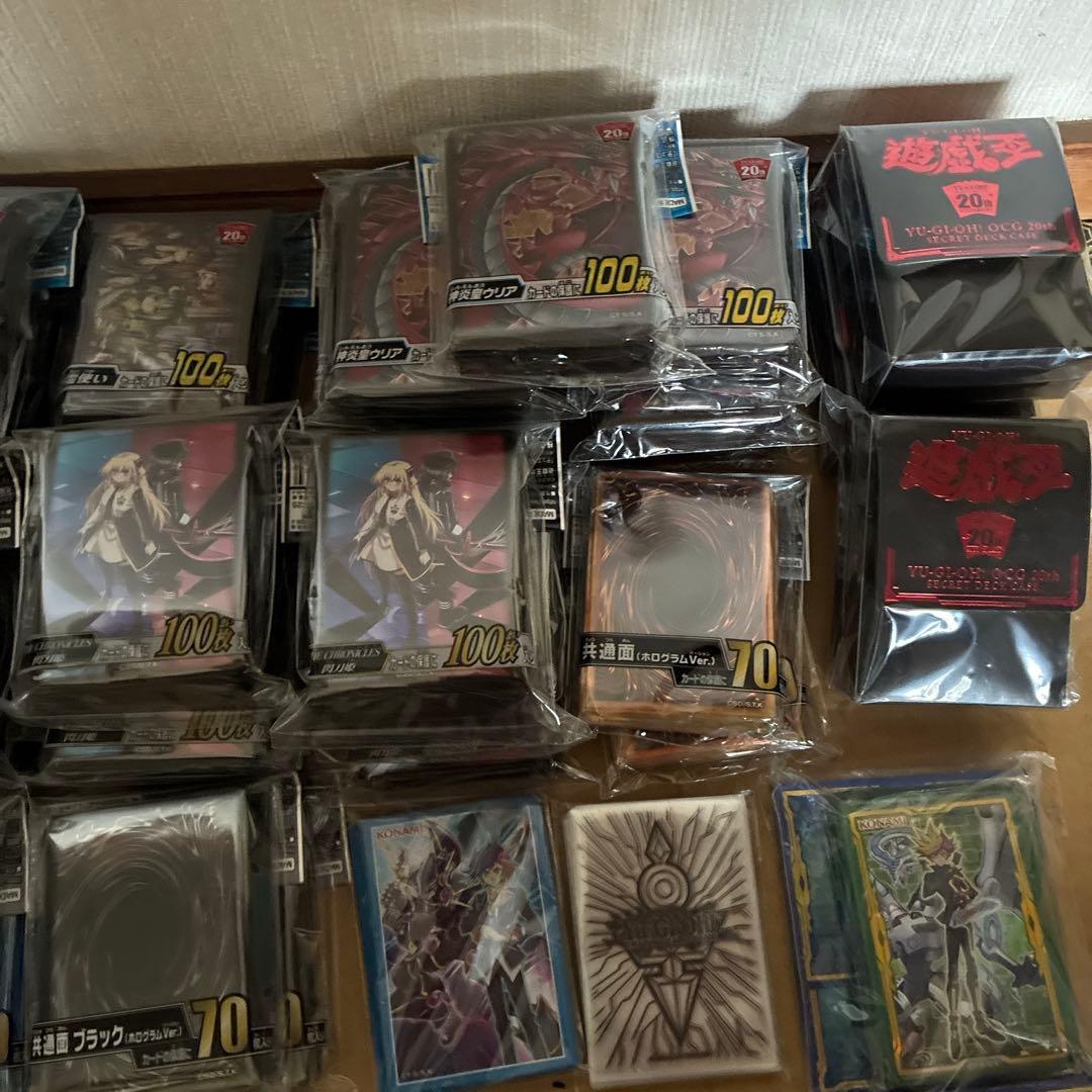 遊戯王　まとめ売り　スリーブ　プレイマット　未開封BOX