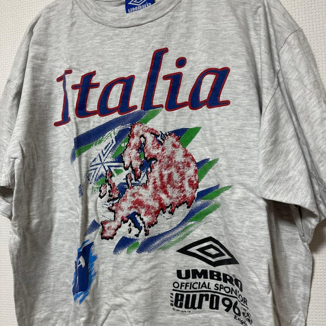 激レア 94年製 EURO 96 イタリア代表 公式 Tシャツ UMBRO XL