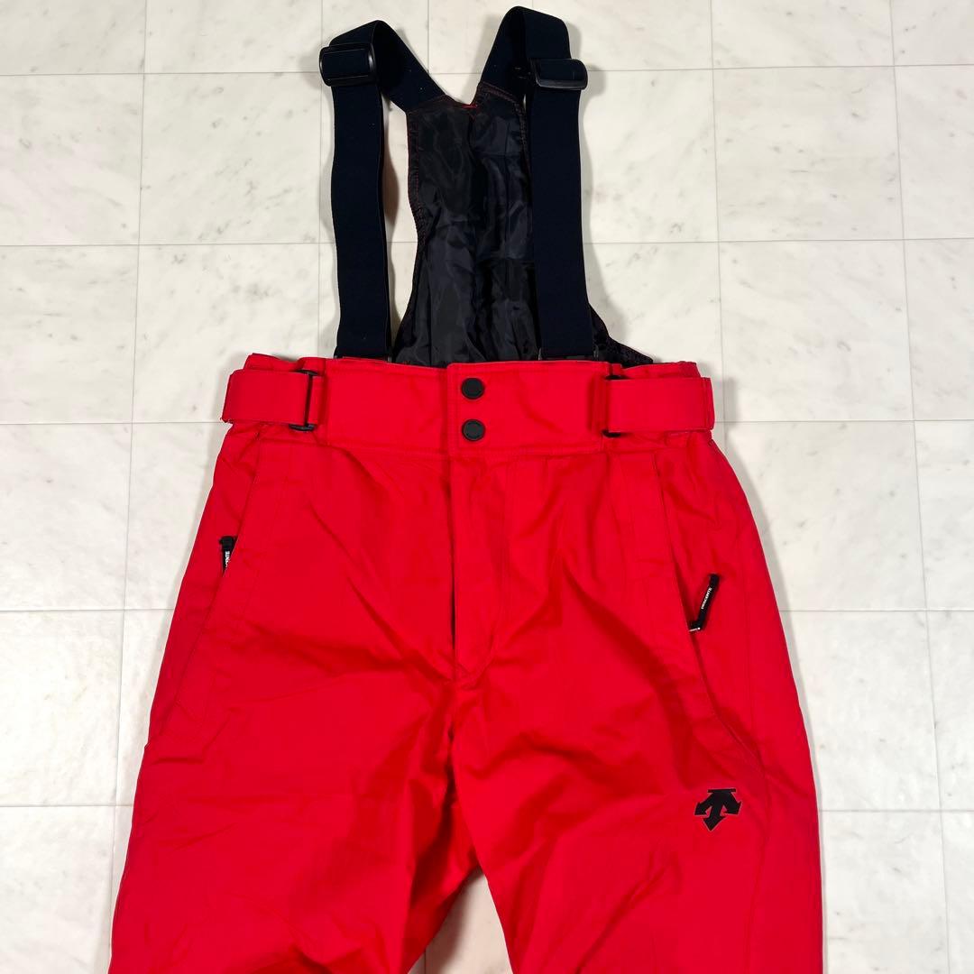 DESCENTE スキーウエア メンズ M ボードウエア ウエア上下 赤 黒
