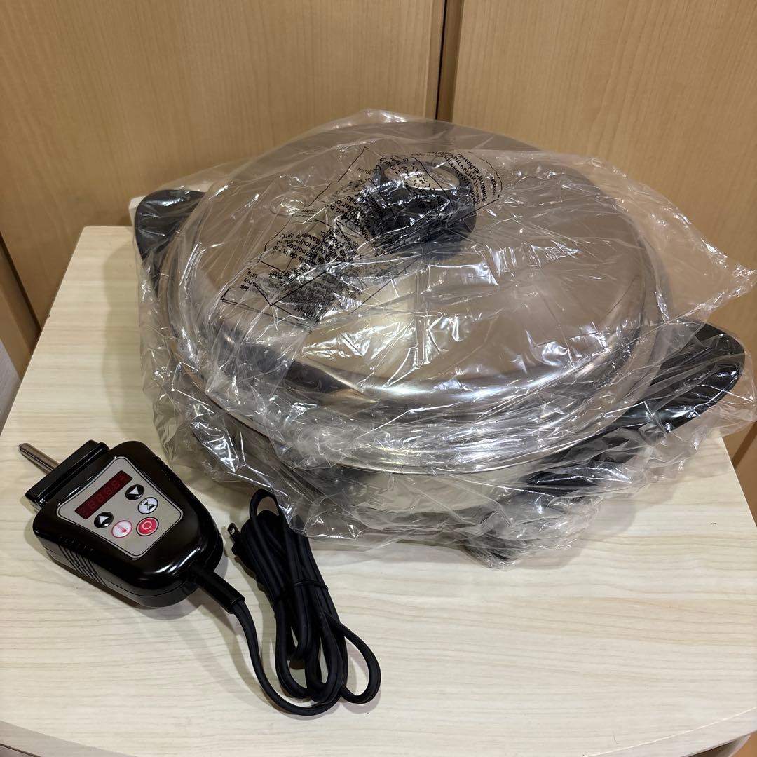新品サラダマスターオイルコアスキレットL （電気フライパン）