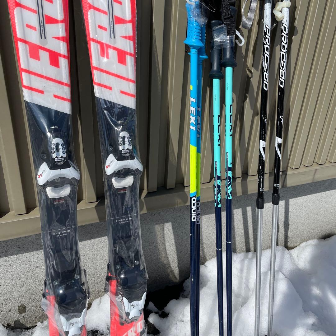 新品未使用　ROSSIGNOL HERO スキーセット 110 ロシニョール