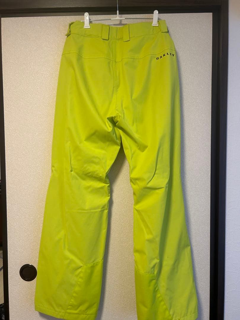 Oakley 蛍光イエロー スノーボードパンツ